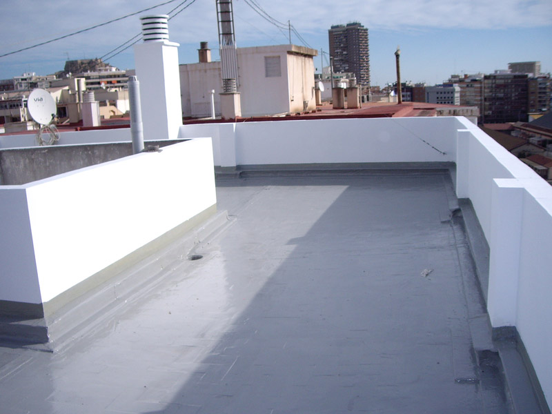 Fachadas y Rehabilitaciones del Mediterráneo impermeabilización de cubiertas en Alicante